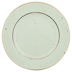 Pale green tallerken med guld kant fra GreenGate - Tinashjem